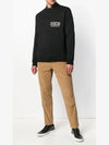 Logo Crew Neck Fleece Cotton Sweatshirt Black - GOLDEN GOOSE - BALAAN 5