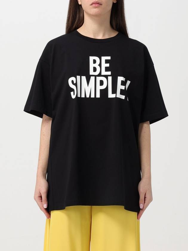 T-shirt "Be Simple!" Moschino Couture - MOSCHINO - BALAAN 1