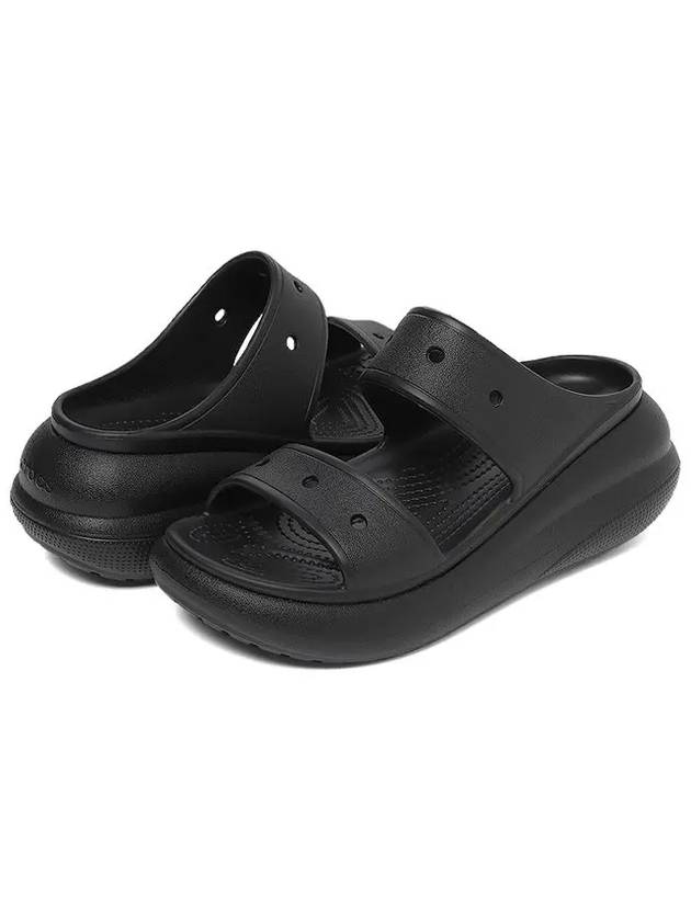 Slide Crush Sandals Black 207670 001 - CROCS - BALAAN 6