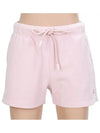 Women's Logo Sweatshirt Tennis Shorts Pink - AUTRY - BALAAN.