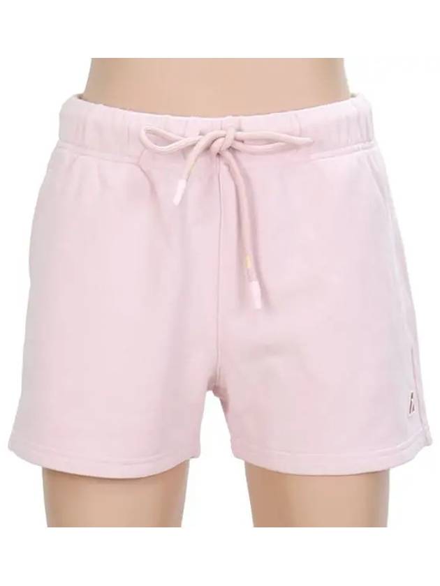 Women's Logo Sweatshirt Tennis Shorts Pink - AUTRY - BALAAN.