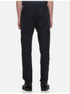 Men's Wappen Patch Slim Cargo Straight Pants Navy - STONE ISLAND - BALAAN 3