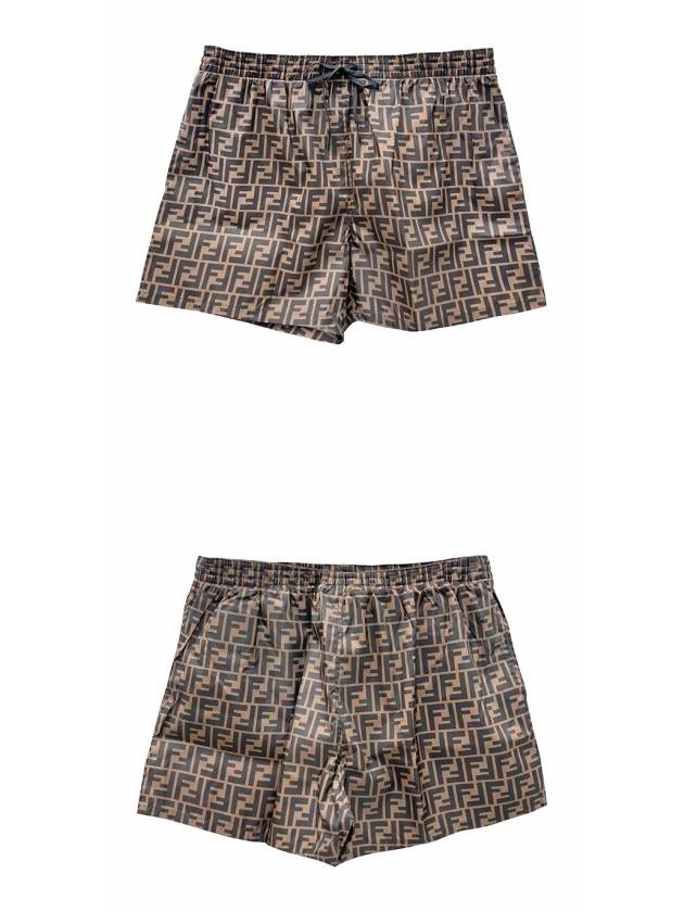 Monogram Swim Short Brown - FENDI - BALAAN 5