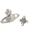 Women's ORB Resin Earrings Silver - VIVIENNE WESTWOOD - BALAAN 3