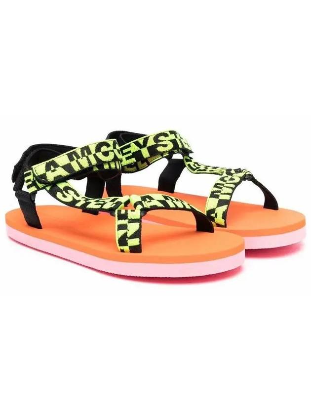 Kids Logo Strap Sandals Multi 8Q0AR6 Z0229 415 - STELLA MCCARTNEY - BALAAN 2