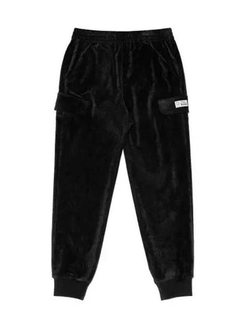 KODAK Corduroy Regular Fit Cargo Jogger Pants BLACK - KODO - BALAAN 1