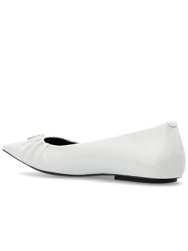 Marc Jacobs Leather Ballerinas, Women's, White - MARC JACOBS - BALAAN 5