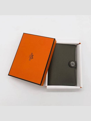 Passport Wallet Holder RMS Leather Calfskin Grimeyer H084149CKAJ - HERMES - BALAAN 1