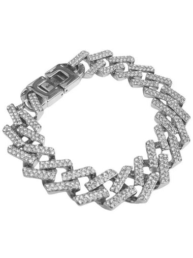 Iced Cuban Bold Chain Bracelet Cubic No 2 BRC - BASSCLEF - BALAAN 1