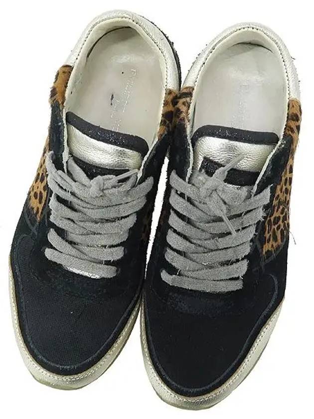 Smith Market Leopard Sneakers Women s Shoes - PHILIPPE MODEL - BALAAN 4