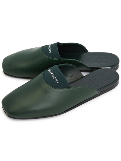 Logo Slide Mule Green - GIVENCHY - BALAAN 2