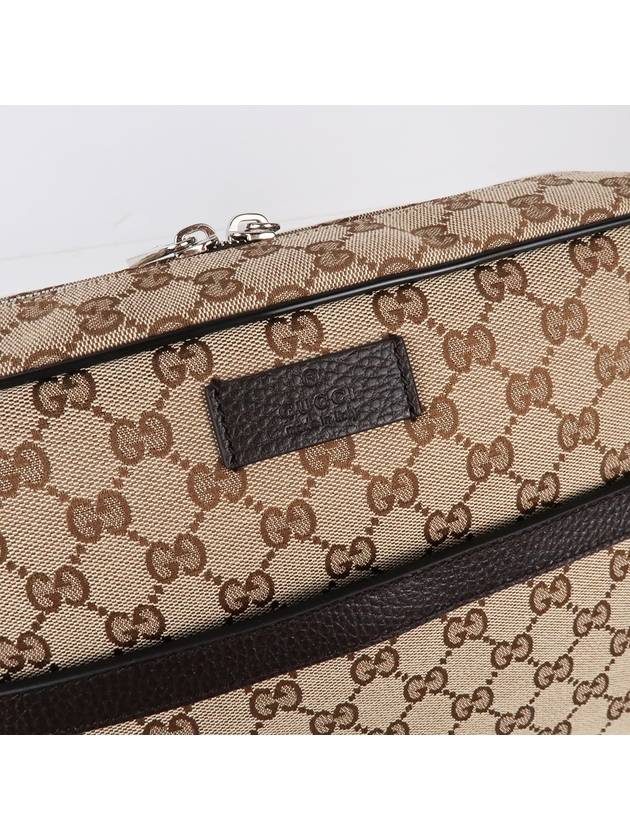 GG Monogram Canvas Messenger Bag Beige - GUCCI - BALAAN 8