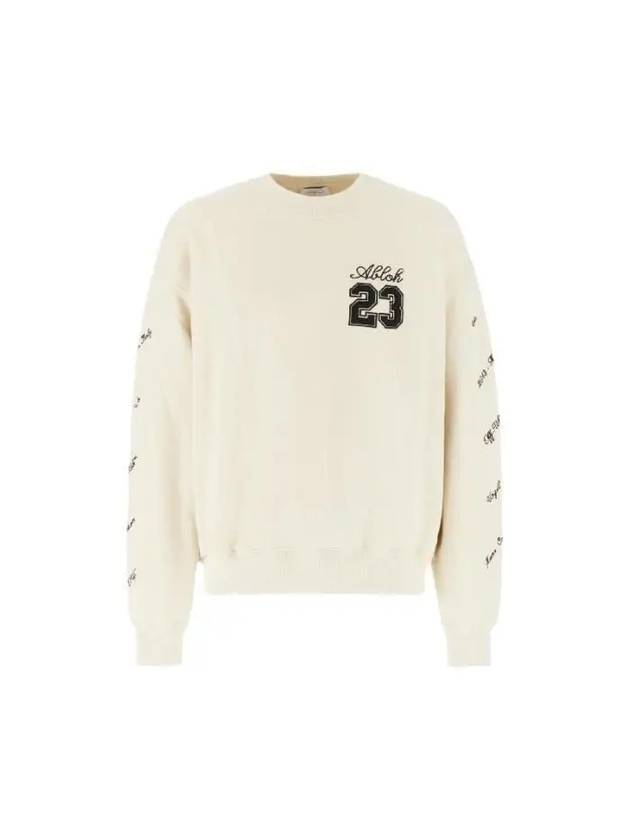 23 Logo Skate Sweatshirt OMBA054S24FLE009 0310 B0010999217 - OFF WHITE - BALAAN 2