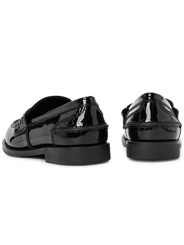 Patent Leather Penny Loafers Black - MIU MIU - BALAAN 7