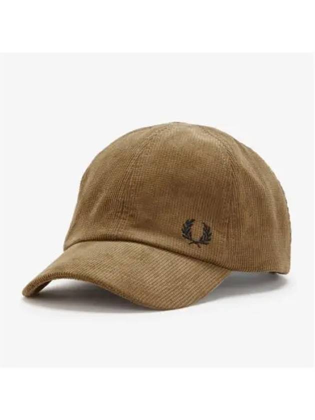 Fred Perry Dual Branded Waffle Corduroy Cap R44 CFPU2336686 - FRED PERRY - BALAAN 1