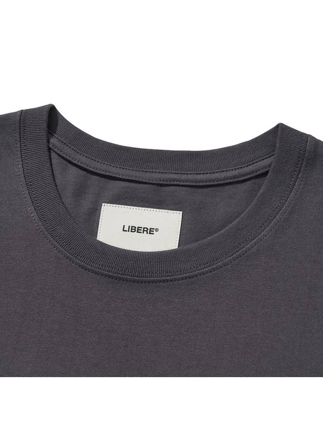 PARADISE LONG SLEEVE TEE CHARCOAL - LIBERE - BALAAN 4