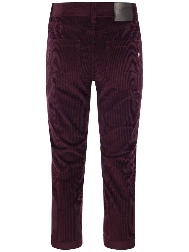 Denim Straight Pants DP268B VS0031D XXX DD 585 BORDEAUX - DONDUP - BALAAN 3