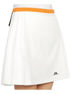 Women's Sierra Pleated Skirt White - J.LINDEBERG - BALAAN 10