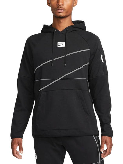 Men's Dri-Fit Fleece Pullover Fitness Hoodie Black - NIKE - BALAAN 2