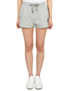 Mifa Logo Print Cotton Shorts Dark Grey - ISABEL MARANT - BALAAN 4