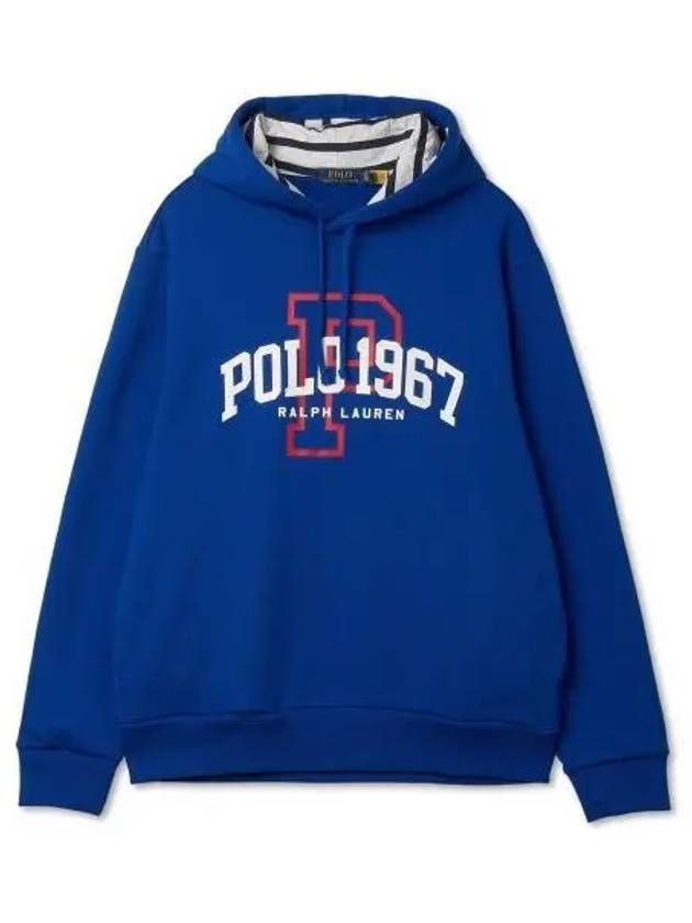 Logo Fleece Hoodie Blue - POLO RALPH LAUREN - BALAAN 2