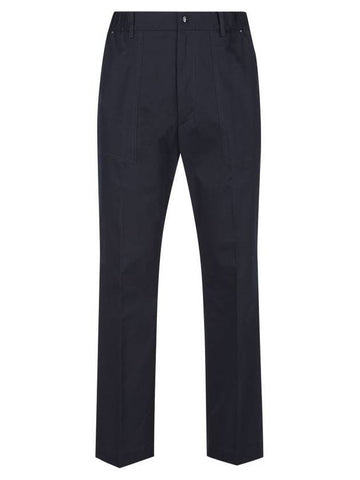 Gabardine Straight Pants Navy - MONCLER - BALAAN 1