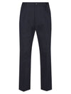 Gabardine Straight Pants Navy - MONCLER - BALAAN 1