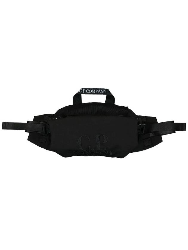 Plain Paper Touch Logo Waist Belt Bag Black - CP COMPANY - BALAAN 2