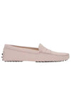 Women's Gommino Leather Driving Shoes Pink - TOD'S - BALAAN 2