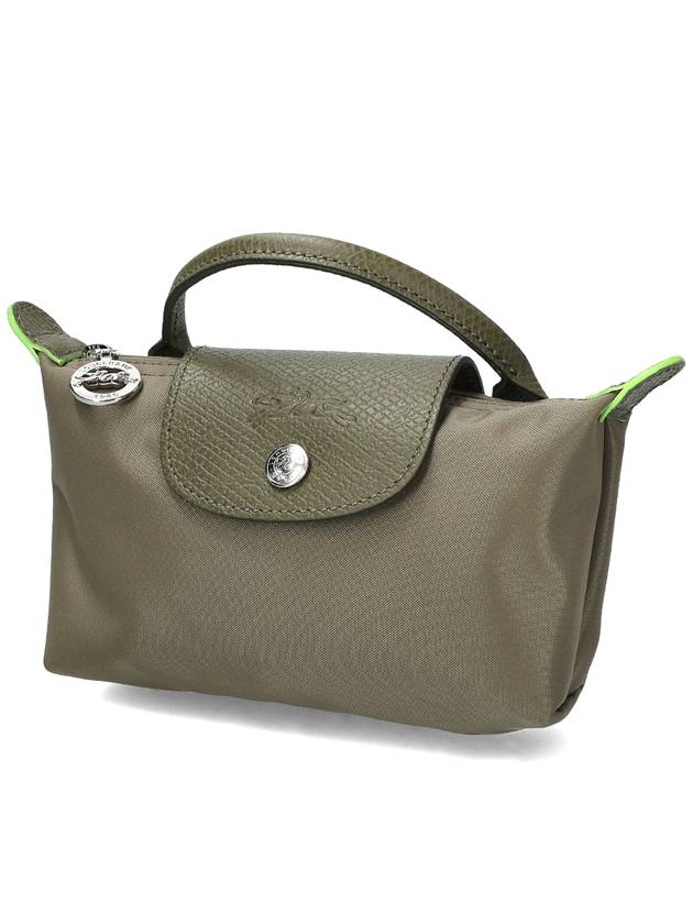 Le Pliage Green Handle Pouch Bag Artichoke - LONGCHAMP - BALAAN 2