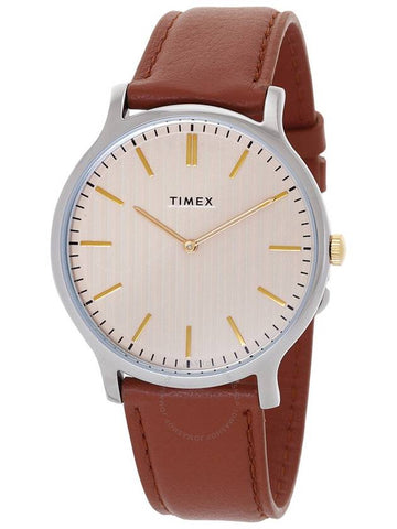 Timex Norway Quartz Champagne Dial Men's Watch TW2V28200 - TIMEX - BALAAN 1