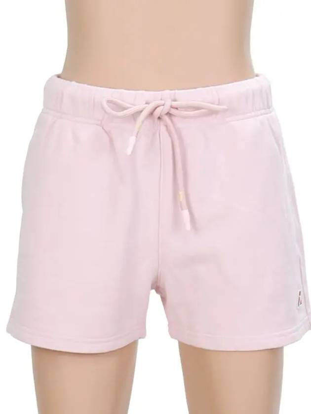 Women's Logo Sweatshirt Tennis Shorts Pink - AUTRY - BALAAN.