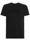 VPC Logo Organic Cotton Short Sleeve T-Shirt Black - A.P.C. - BALAAN 2