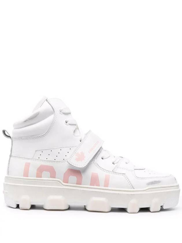 Icon Basket High Top Sneakers White - DSQUARED2 - BALAAN 2