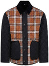 Vintage Check Quilted Jacket Brown - BURBERRY - BALAAN 1