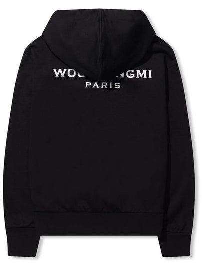 Back Logo Cotton Hoodie Black - WOOYOUNGMI - BALAAN 2