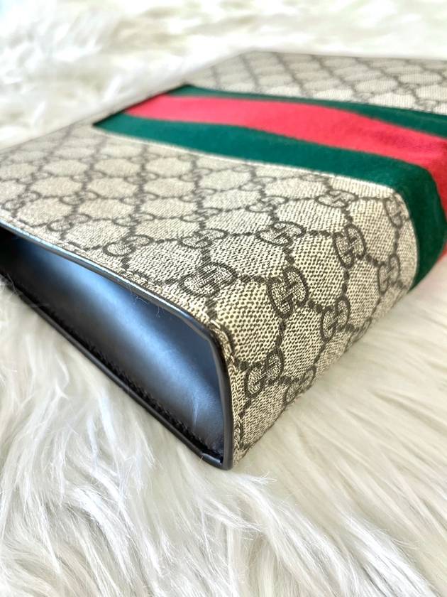 Daol Sangin Store GG Supreme Web Clutch 475316 Condition A - GUCCI - BALAAN 8