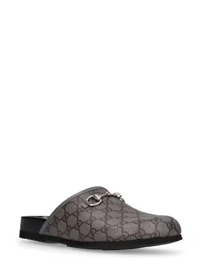 RIVER River Horsebit Detail GG Canvas Upper Mule Slippers - GUCCI - BALAAN 2