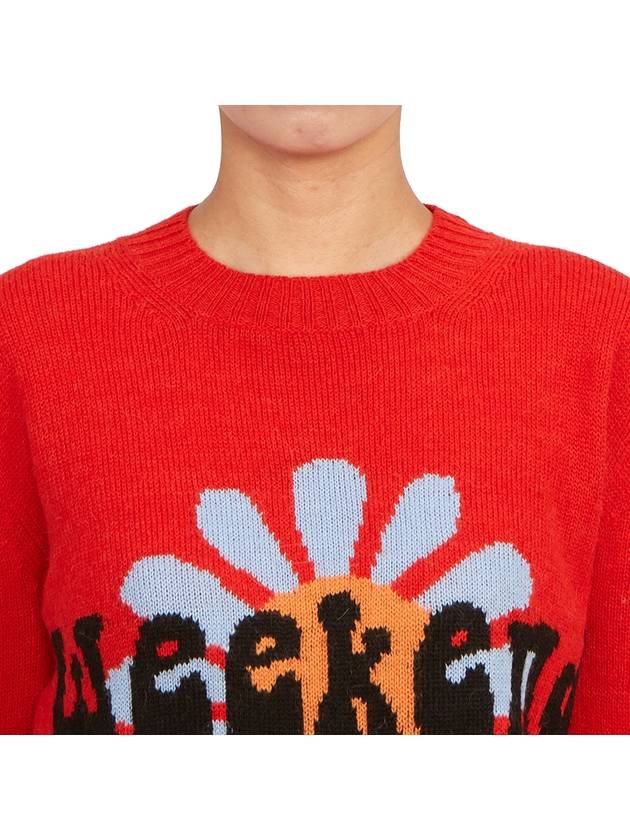 Toscana Knit Top Red - MAX MARA - BALAAN 7