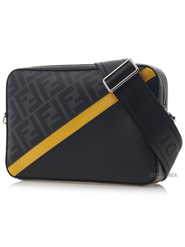 Diagonal FF Logo Camera Cross Bag Black - FENDI - BALAAN 3