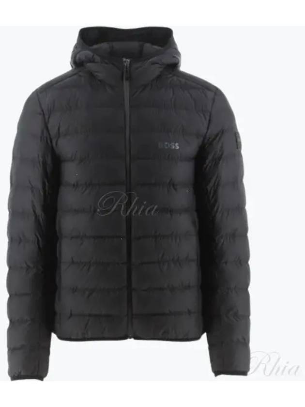 Logo Down Puffer Padding Jacket Black - HUGO BOSS - BALAAN 2