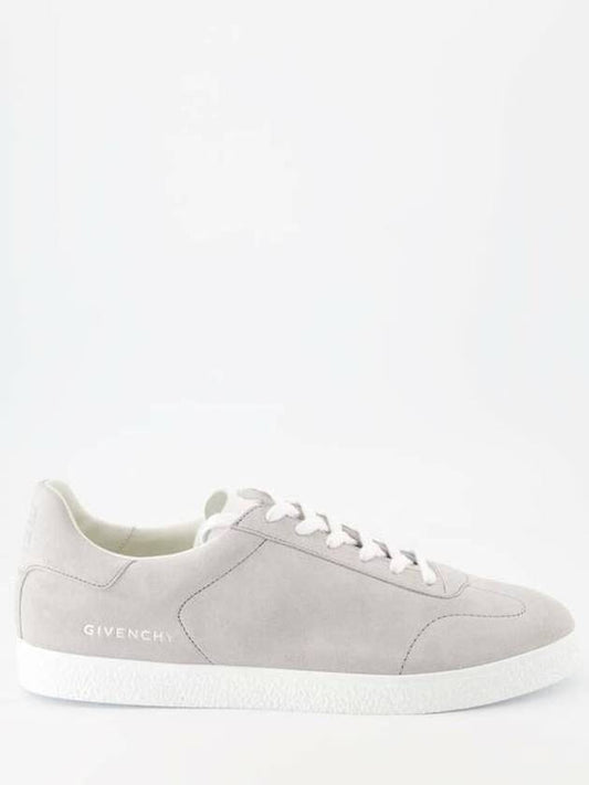 Town Suede Low Top Sneakers Grey - GIVENCHY - BALAAN 2