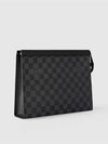 Louis Vuitton Damier Graphite Pochette Voyage Mm Pouch Bag Grey - LOUIS VUITTON - BALAAN 4