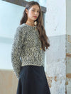 Tweed round cardigan black - MITTE - BALAAN 4