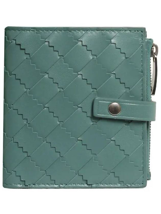 Large Intrecciato Half Wallet Mint - BOTTEGA VENETA - BALAAN 2