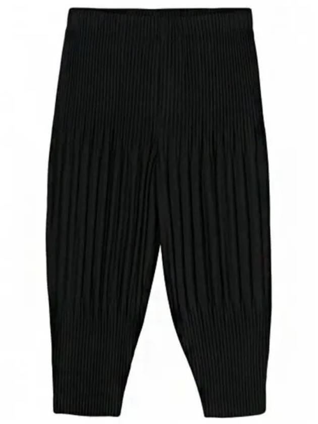 Pleated Detail Shorts Black - ISSEY MIYAKE - BALAAN 2