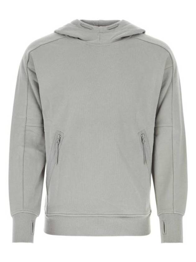 Diagonal Raised Fleece Goggle Hoodie Grey - CP COMPANY - BALAAN 2