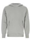 Diagonal Raised Fleece Goggle Hoodie Grey - CP COMPANY - BALAAN 2