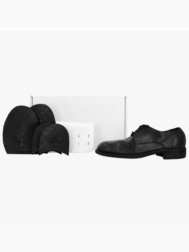 992 Horse Leather Classic Derby Shoes Black - GUIDI - BALAAN 4