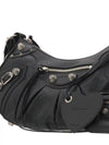 Le Cagole Small Leather Shoulder Bag Black - BALENCIAGA - BALAAN 6